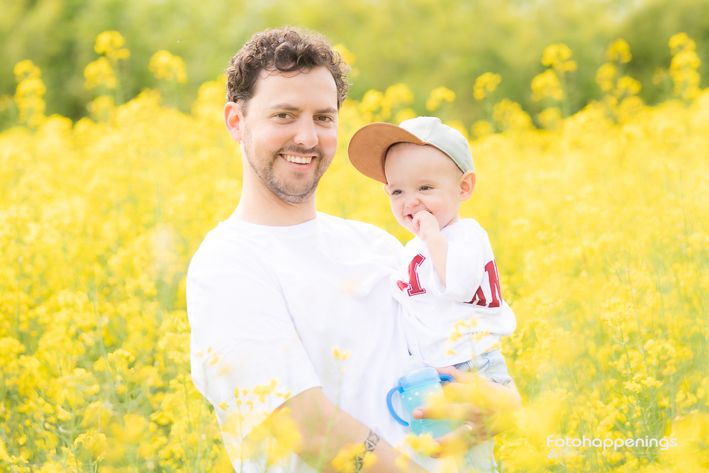 Portrait eines Vaters mit Sohn, erstellt von Fotohappenings & More