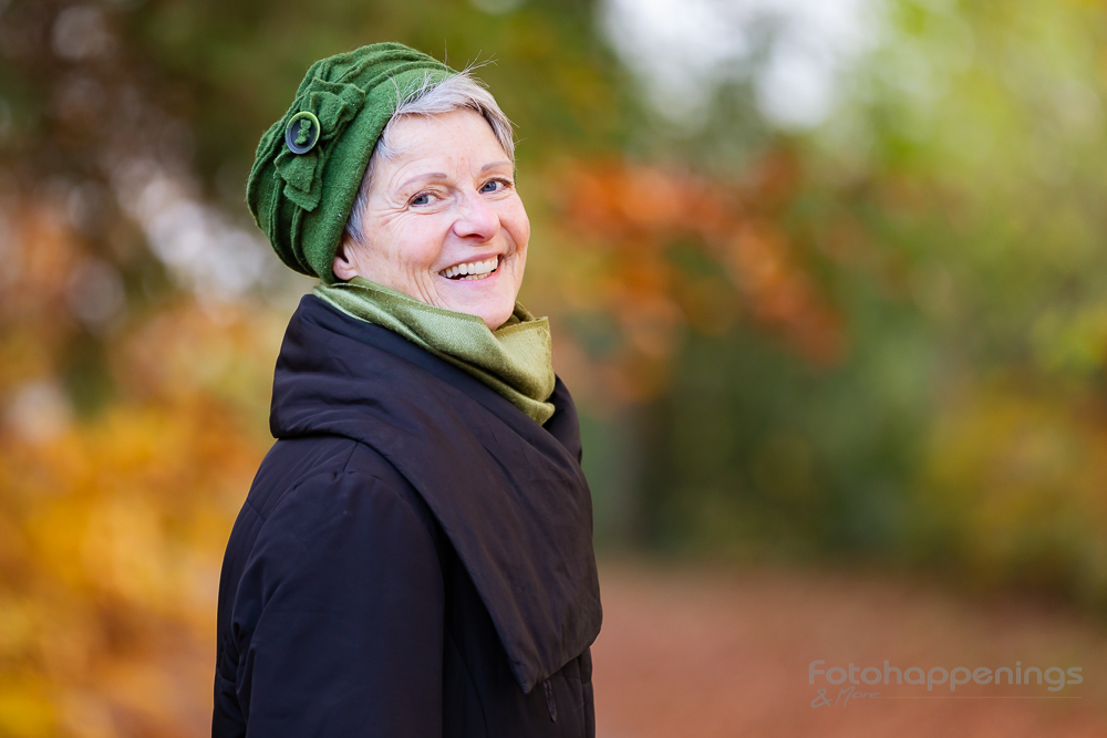 Portrait einer Frau im Herbst, erstellt von Fotohappenings & More