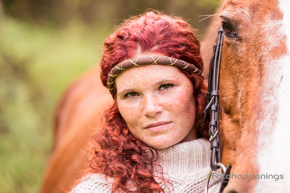 Portrait einer Reiterin, erstellt von Fotohappenings & More